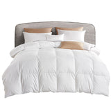 Giselle Bedding 700GSM Goose Down Feather Quilt Single - Low Angle
