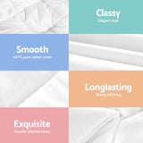 Giselle Bedding 800GSM Goose Down Feather Quilt Winter Blanket Duvet Comforter Double - Rear View