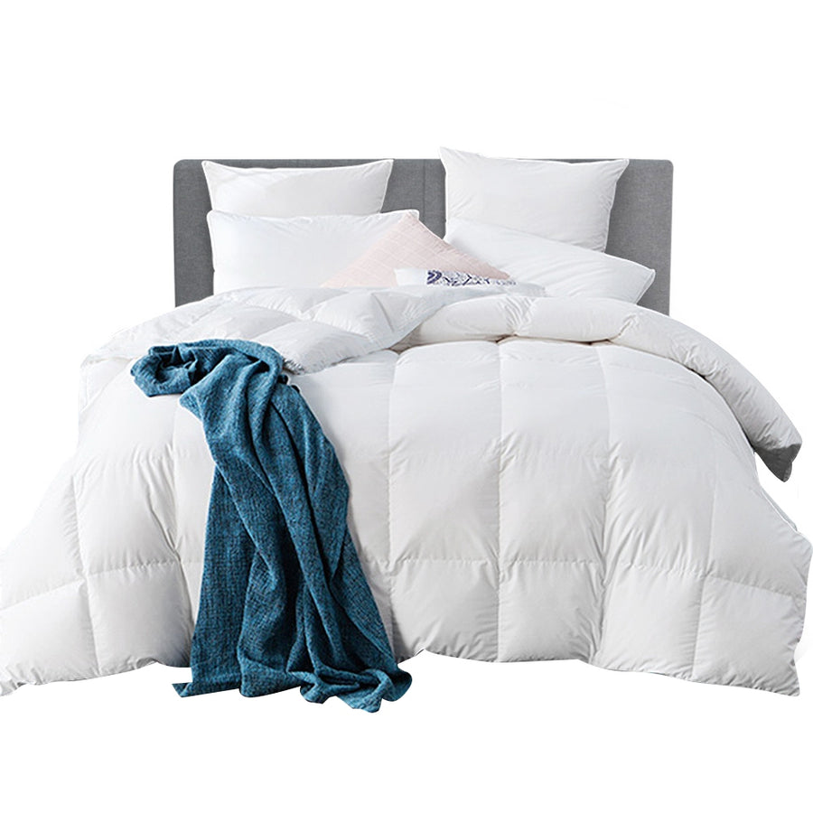 Giselle Bedding 800GSM Goose Down Feather Quilt King, image 8