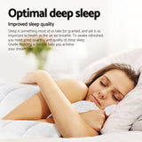 Giselle Bedding 800GSM Goose Down Feather Quilt Winter Blanket Duvet Comforter Single - Side View