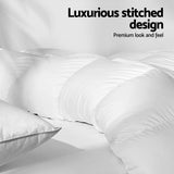 Giselle Bedding 800GSM Goose Down Feather Quilt Super King - Top-Down View