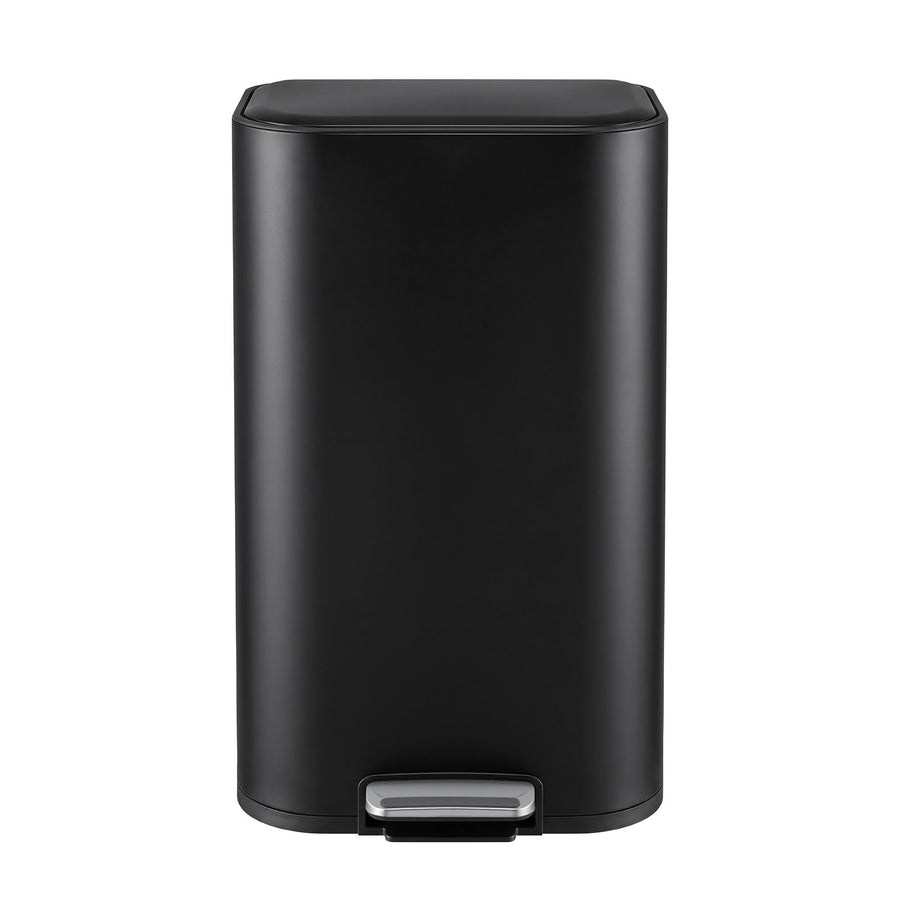 Cefito 30L Pedal Rubbish Bin Kitchen Trash Garbage Waste Can Soft Close Black