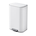 Cefito 30L Pedal Rubbish Bin Kitchen Trash Garbage Waste Can Soft Close White