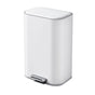 Cefito 30L Pedal Rubbish Bin Kitchen Trash Garbage Waste Can Soft Close White