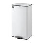 Cefito Pedal Bins Rubbish Bin Waste Recycle Dustbins Kitchen Trash Can 40L White