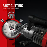 BAUMR-AG Hydraulic Portable Electric Rebar Cutter 16mm 850W - RB16T - Front View