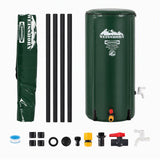 Weisshorn 100L/22Gal Collapsible Rain Barrel PVC Water Tank Collection Storage for Garden Irrigation - Front View