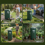 Weisshorn 100L/22Gal Collapsible Rain Barrel PVC Water Tank Collection Storage for Garden Irrigation - Extra Image