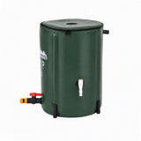 Weisshorn 50L/11gal Collapsible Rain Barrel PVC Water Tank Collection Storage for Garden Irrigation - Top-Down View