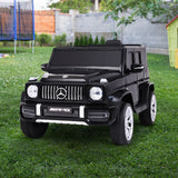 Kids Electric Ride On Car Mercedes-Benz Licensed AMG G63 Toy Cars 12V Black - Low Angle