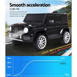 Kids Electric Ride On Car Mercedes-Benz Licensed AMG G63 Toy Cars 12V Black - Extra Image