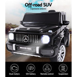 Kids Electric Ride On Car Mercedes-Benz Licensed AMG G63 Toy Cars 12V Black - Extra Image