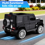 Kids Electric Ride On Car Mercedes-Benz Licensed AMG G63 Toy Cars 12V Black - Top-Down View