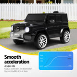 Kids Electric Ride On Car Mercedes-Benz Licensed AMG G63 Toy Cars 12V Black - Rear View