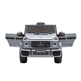 Kids Electric Ride On Car G63 Toy Cars Remote Control Grey - Side View