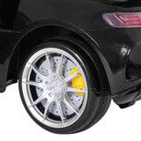 Kids Electric Ride On Car Mercedes-Benz AMG GTR Licensed Toy Cars 12V Black - Close-Up Angle