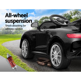 Kids Electric Ride On Car Mercedes-Benz AMG GTR Licensed Toy Cars 12V Black - Extra Image
