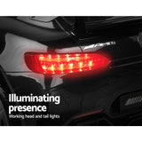 Kids Electric Ride On Car Mercedes-Benz AMG GTR Licensed Toy Cars 12V Black - Extra Image