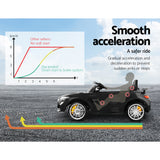 Kids Electric Ride On Car Mercedes-Benz AMG GTR Licensed Toy Cars 12V Black - Extra Image