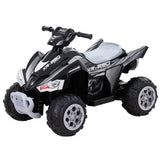 Rigo Kids Ride On Car ATV Quad Motorbike Electric Outdoor Toys 12V Black - Rear View