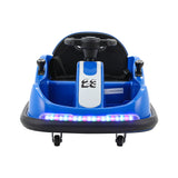 Rigo Kids Ride On Car Bumper Kart 6V Electric Toys Cars Remote Control Blue - Rear View