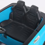 Rigo Kids Electric Ride On Car SUV Range Rover-inspired Toy Cars Remote 12V Blue - 45-Degree Angle