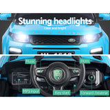 Rigo Kids Electric Ride On Car SUV Range Rover-inspired Toy Cars Remote 12V Blue - Extra Image