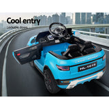 Rigo Kids Electric Ride On Car SUV Range Rover-inspired Toy Cars Remote 12V Blue - Extra Image
