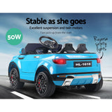 Rigo Kids Electric Ride On Car SUV Range Rover-inspired Toy Cars Remote 12V Blue
