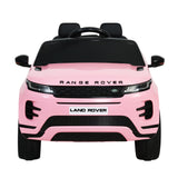Kids Electric Ride On Car Land Rover Licensed Toy Cars Remote 12V Battery Pink - Side View