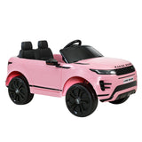 Kids Electric Ride On Car Land Rover Licensed Toy Cars Remote 12V Battery Pink - Side View