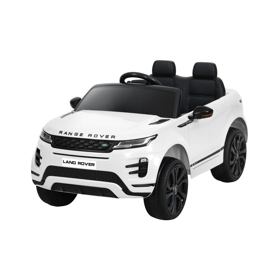 Kids Electric Ride On Car Land Rover Licensed Toy Cars Remote 12V Battery White
