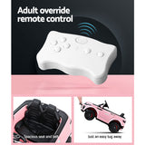 Rigo Kids Electric Ride On Car Range Rover-inspired Toy Cars Remote 12V Pink - Close-Up Angle