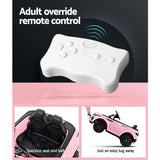 Rigo Kids Electric Ride On Car Range Rover-inspired Toy Cars Remote 12V Pink - Rear View