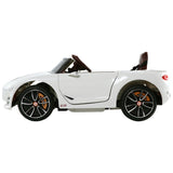 Kids Electric Ride On Car Bentley Licensed EXP12 Toy Cars Remote 12V White - Top-Down View