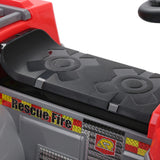 Rigo Kids Electric Ride On Car Fire Engine Fighting Truck Toy Cars 6V Red - 45-Degree Angle