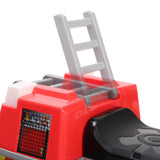 Rigo Kids Electric Ride On Car Fire Engine Fighting Truck Toy Cars 6V Red - Rear View