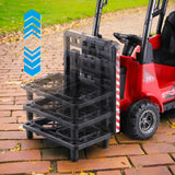 Rigo Kids Electric Ride On Car Forklift Loader Toys Cars Horn Remote 12V Red - Top-Down View