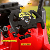 Rigo Kids Electric Ride On Car Forklift Loader Toys Cars Horn Remote 12V Red - 45-Degree Angle