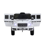 Kids Ride On Car Licensed G500 Electric Toys Horn Remote 12V White - Side View