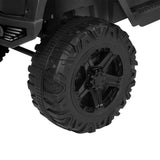 Rigo Kids Electric Ride On Car Jeep Toy Cars Remote 12V Black - Rear View