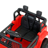 Rigo Kids Electric Ride On Car Jeep Toy Cars Remote 12V Red - 45-Degree Angle