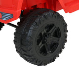 Rigo Kids Electric Ride On Car Jeep Toy Cars Remote 12V Red - Rear View