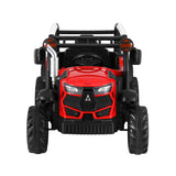 Rigo Kids Electric Ride On Car Off Road Jeep Remote 12V Red - Side View