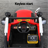 Rigo Kids Electric Ride On Car Off Road Jeep Remote 12V Red - Rear View
