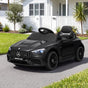 Ride On Car Licensed Mercedes Benz AMGC63 Kids Electric Car 12V Music Black