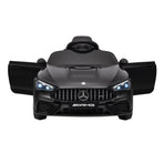 Ride On Car Licensed Mercedes Benz AMGC63 Kids Electric Car 12V Music Black