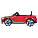 Kids Ride On Car BMW Licensed I4 Sports Remote Control Electric Toys 12V Red - Side View