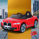 Kids Ride On Car BMW Licensed I4 Sports Remote Control Electric Toys 12V Red - Close-Up Angle