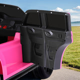 Kids Ride On Car Licensed Chevrolet Tahoe Electric Toys Horn Remote 12V Pink - Rear View